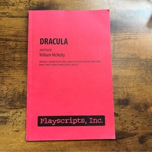 Dracula: A play by William McNulty Horror Script Book Theatre